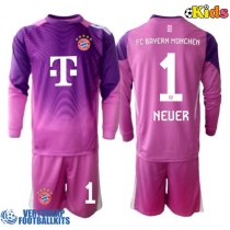 Bayern Munich Manuel Neuer #1 Goalkeeper Replica Third Minikit 2025-26 Long Sleeve (+ pants)